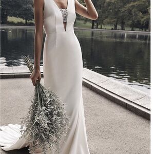 NWT Vera Wang Black Evening Gown Size 4